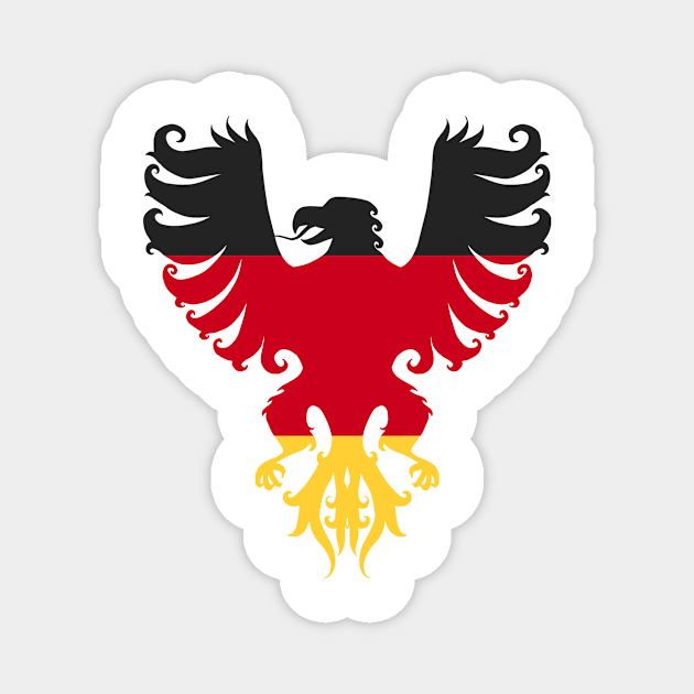 German Eagle Present Gift Idea Magnet by elWizKhalifa