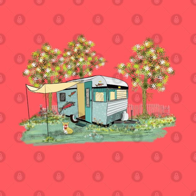 Lets Go Camping! Vintage Retro style..... by Salzanos