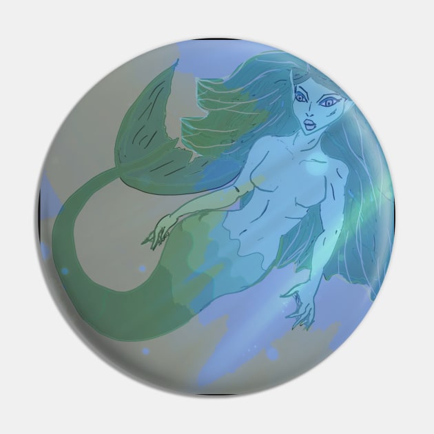 Mermaid Pin by TonyBreeden