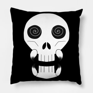 Weird Skull [White] Pillow