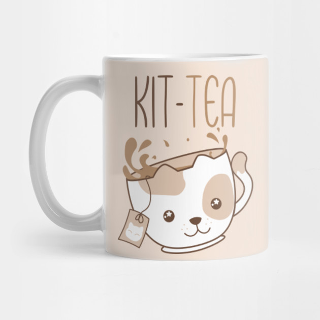 Kit Tea Cat Tea Mug Teepublic