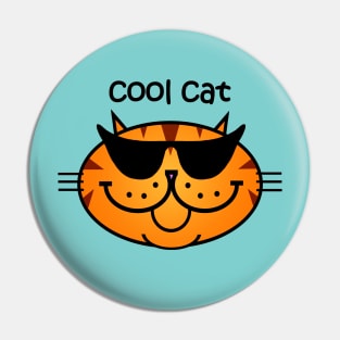 Cool Cat 2 - Ginger Snap Pin