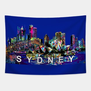 Sydney, Australia in graffiti Tapestry