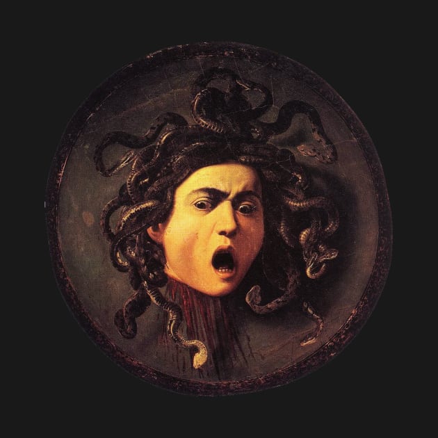 caravaggio - medusa head by pripple