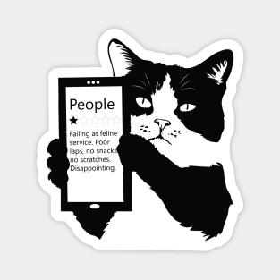 People One Star, Funny Cat Magnet