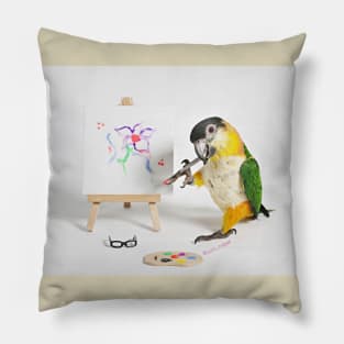 Painter Birb Pillow