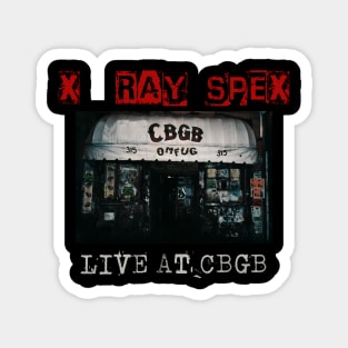 x ray spex live at cbgb Magnet