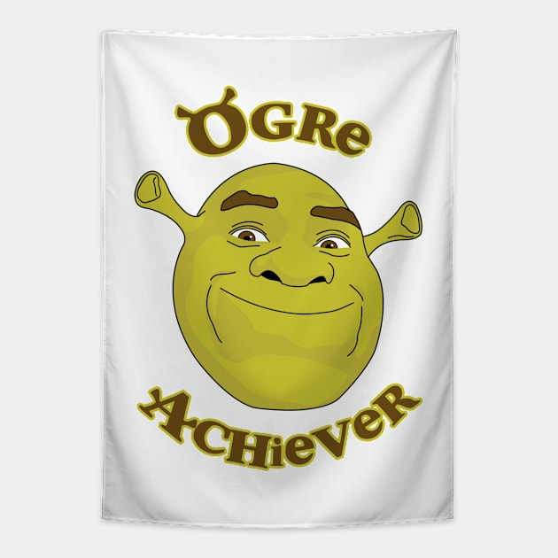 Ogre Achiever Tapestry by Three Meat Curry