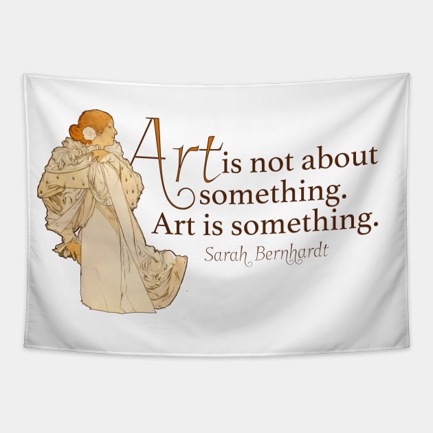 Sarah Berhardt Art Tapestry by shippingdragons