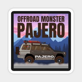 Off road monster Pajero JDM Magnet