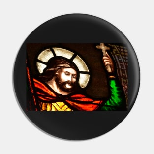 Jesus and cross Pin