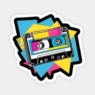 Mixtape cassette 80s retro style gift Magnet