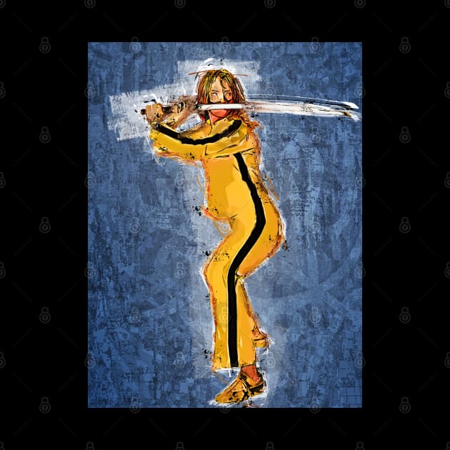 Kill bill pop art by PrintstaBee