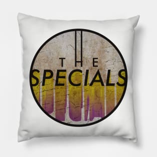 THE SPECIALS - VINTAGE YELLOW CIRCLE Pillow