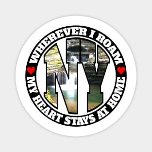 Heart Stays Home - New York Magnet