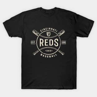 Cincinati Reds Est 1881 Vintage Baseball Fan Unisex Shirt - T