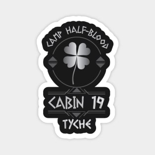 Cabin #19 in Camp Half Blood, Child of Tyche – Percy Jackson inspired design Magnet