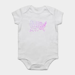 State Map Baby Bodysuits for Sale