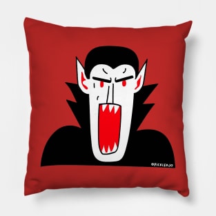 Dracula cartoon Pillow