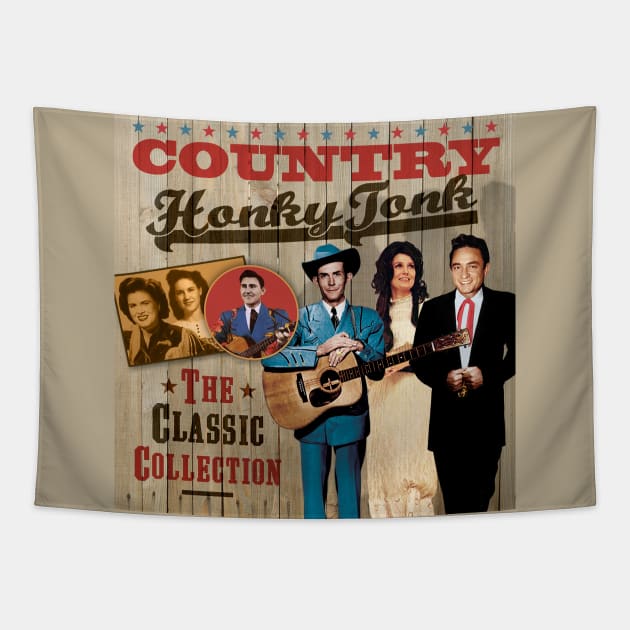 Country Honky Tonk – The Classic Collection Tapestry by PLAYDIGITAL2020