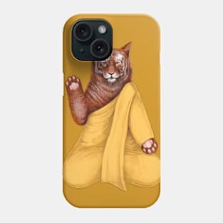 zen tiger gold Phone Case