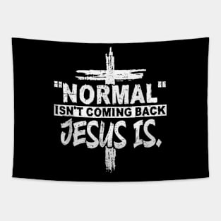 Normal Isn't coming back, Jesus Is, Jesus Christ, Faith Tapestry