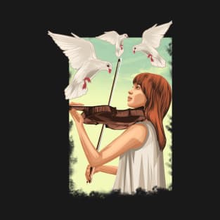 The Lovable Violin Girl T-Shirt