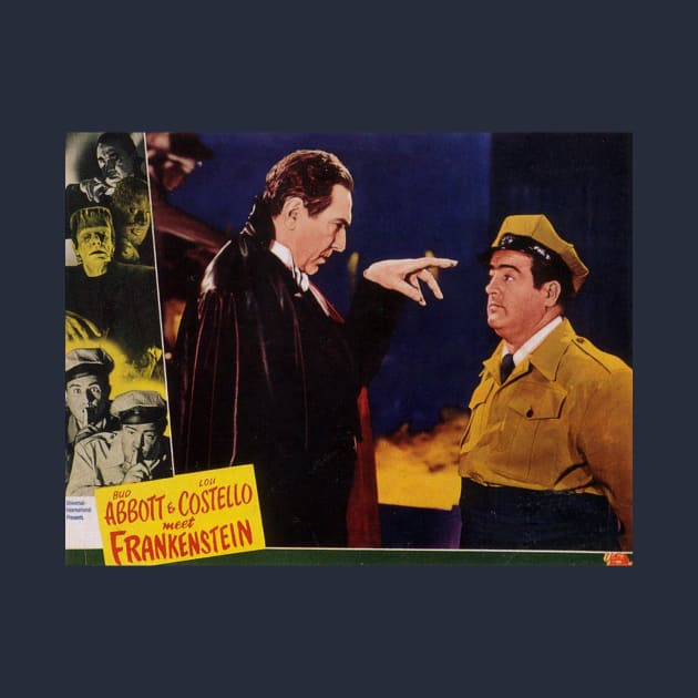 Classic Horror-Comedy Lobby Card - Abbott & Costello Meet Frankenstein by Starbase79