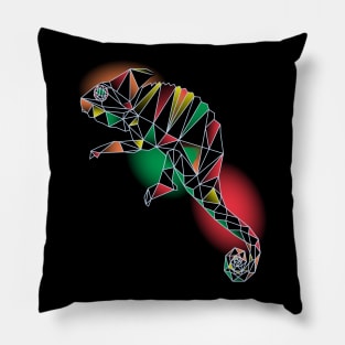 Polygonal lizard Pillow