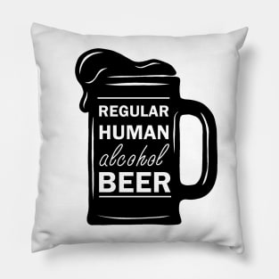 Regular Human Alcohol Beer Pillow