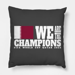 Fifa World Cup Qatar 2022 Champions - Qatar - Dark Color Edition Pillow