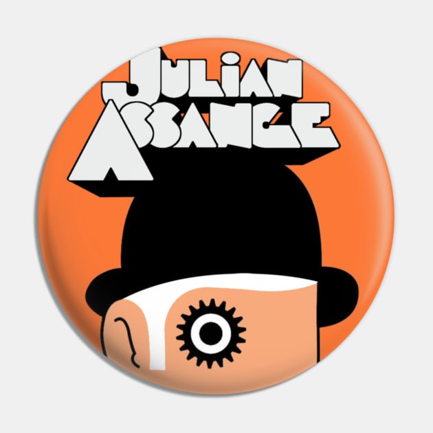 Julian Assange Pin by BrotherAdam