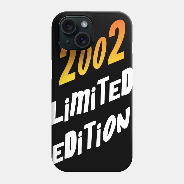 born 2002 birthday present Phone Case by Johnny_Sk3tch