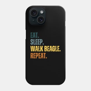 Eat. Sleep. Walk Beagle. Repeat Phone Case