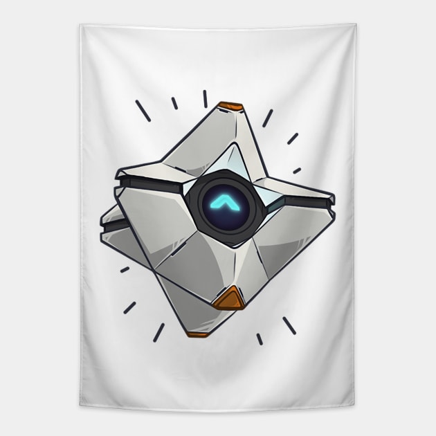 Destiny Happy/Excited Ghost Tapestry by MaiasaLiger