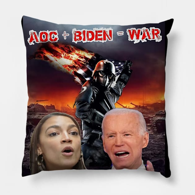 AOC + Biden = WAR Pillow by Political Gaffes