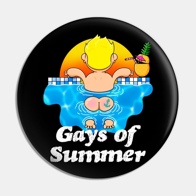 Gays of Summer Pin by LoveBurty