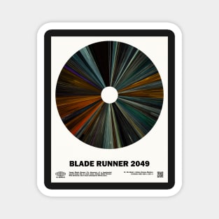 minimal_Blade Runner 2049 Warp Barcode Movie Magnet