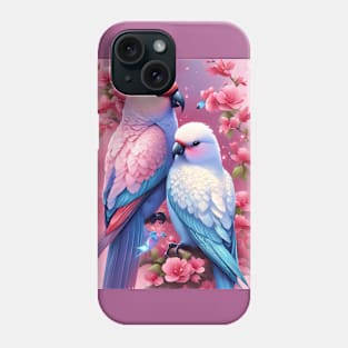 Beautiful love birds Phone Case