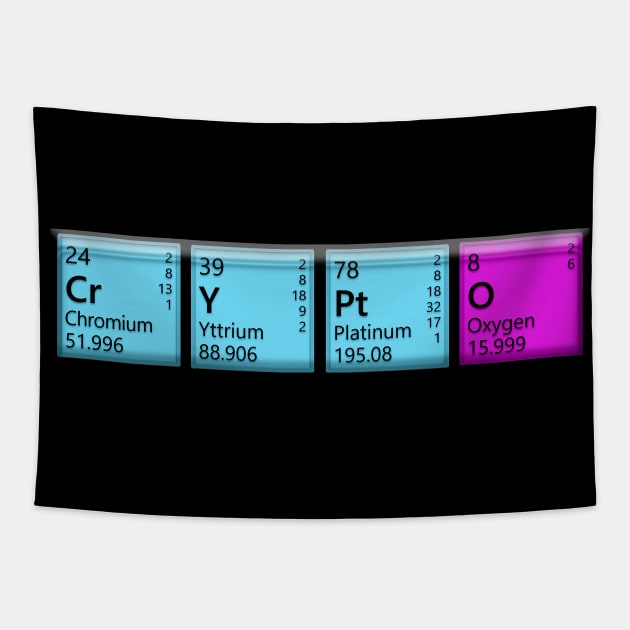 Crypto Chemistry Tapestry by IanWylie87