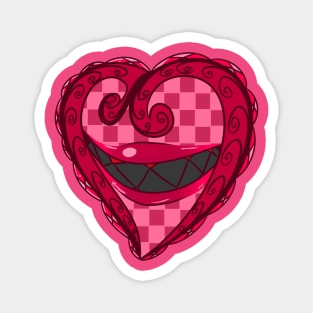 Demon Suit: Heart card Magnet