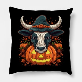 Cow Halloween Pillow