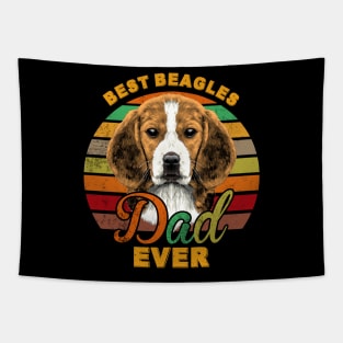 Best Beagles Dad Ever Tapestry