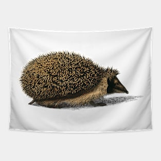 Vintage European hedgehog Tapestry