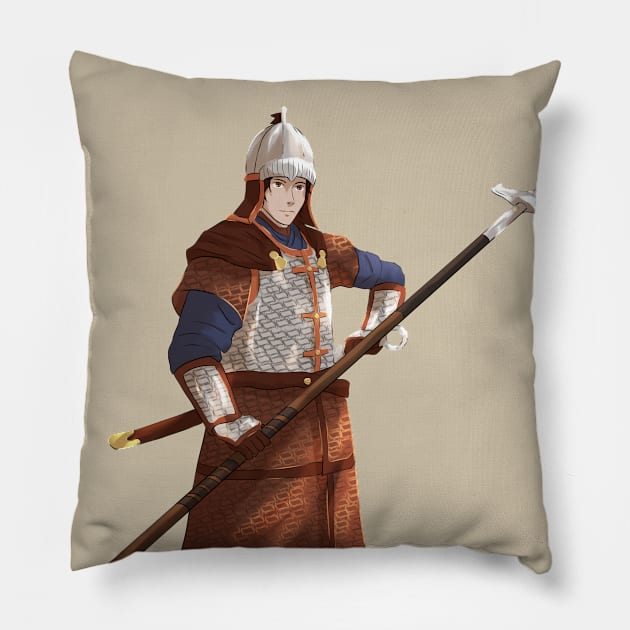 Historic Aph China Pillow by Silentrebel