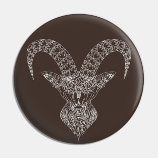 the goat in the mantra mandala ecopop Pin