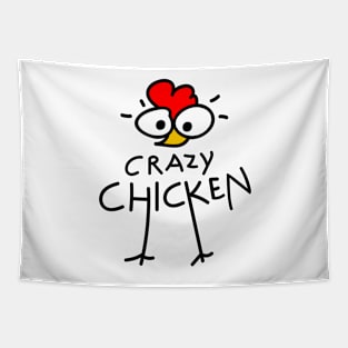 Crazy Chicken Tapestry