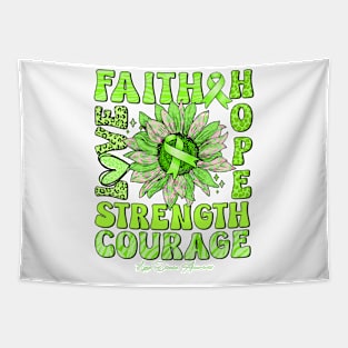 Lyme Disease Awareness - Sunflower strong faith love Tapestry