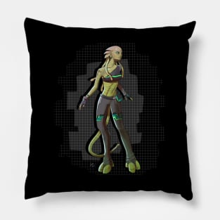 Alien Girl Pillow