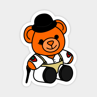 Clockwork Orange Bear Magnet